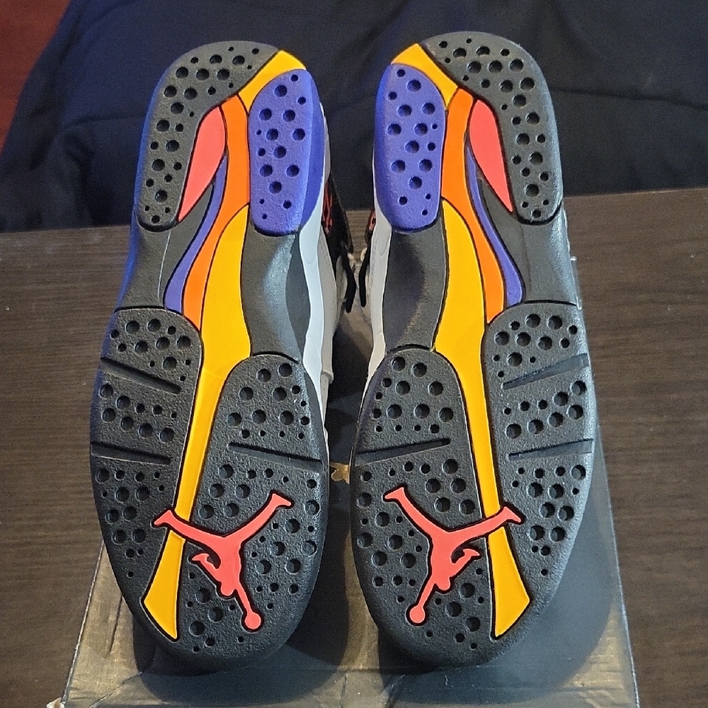 Air Jordan 8 Retro BP (PS) Rare "Three-Peat" (2015) B3Y/G4.5 NEW W/OG BOX - Picture 9 of 11